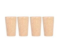 Omabeta Pieds de Meubles Ronds en Bois Massif, Remplacement pour canapé, Fauteuil, 4 Unités, Pieds en Bois de Caoutchouc Durables