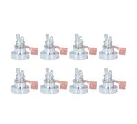 Omabeta Pince de Mise à la Terre Magnétique de Soudage, Ensemble de 8 Pinces de Terre de Soudage Magnétiques en Acier Durable pour un Support de amélioré (Grand)