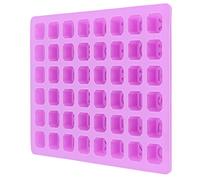 Omabeta Plateau de Moule en Silicone à 48 Grilles pour Glaçons et Biscuits au Chocolat - Accessoire de Cuisine Flexible Antiadhésif de qualité Alimentaire - Passe au Lave-vaisselle - 24x18,2 Cm