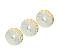 Omabeta Ruban d'étanchéité en Mousse pour Coupe-froid, Isolation Adhésive Forte pour Fenêtres, Portes et Voitures, 6 Pièces EPDM 9x2x3000mm (Blanc)