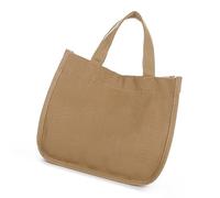 Omabeta Sac à Déjeuner en Toile de Grande capacité, Sac de Maman Multifonctionnel élégant pour le Camping en Plein Air Voyage Scolaire (Kaki)