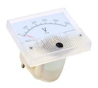 Omabeta Voltmètre Haute Précision AC 0-500 V avec Cadran Transparent pour Mesure électrique dans les Systèmes de Distribution D'énergie 63 X 56 Mm