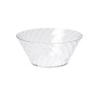 Omada Design Saladier diamètre 26 cm,3 lt, grand et résistant mais aussi élégant grâce à l'effet diamant, disponible en plusieurs couleurs, Ligne Diamond, Transparent