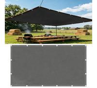 Ombrage Terrasse Exterieur Rectangulaire 1.8x4M Voile D'ombrage Bache Ombrage Exterieur Imperméable Protection UV Solaire pour Jardins Balcons Pergola Terrasse avec Cordons - Gris foncé