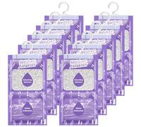 OMECO 10x 230g Sachet anti Humidité Suspendu, Anti Humidité Anti Moisissure lavande, Déshumidificateurs d'armoire Débarrassez-vous de l'humidité pour placard, les Sous-sols, Placards, Buanderies