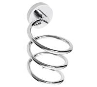 Omega Support sèche-cheveux spiral mural en Laiton, Chrome (104117022)
