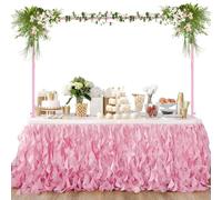 Omgoods - Arc de table réglable, 73-140 cm - Support de table avec pinces - Idéal pour les mariages/fêtes d'anniversaire - Décoration - 5 couleurs - Longueur : 120-250 cm