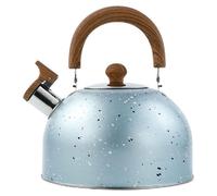 Omgoods - Bouilloire avec sifflet puissant - Acier inoxydable - Design vintage - Grande capacité de 2 litres - Bouilloire compatible induction - Système de remplissage facile - Bouilloire