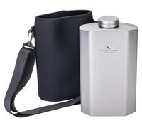 Omgoods - Bouteille d'eau en titane, 2500 ml, avec sac de transport