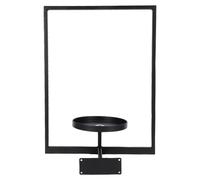 Omgoods - Cadre photo, support pour plantes mural - Lot de 3 - En métal - Support mural décoratif - Présentoir à plantes - Design unique - Support pour plantes