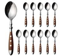 Omgoods - Coffret de 12 cuillères à soupe - Ustensiles de haute qualité pour un usage domestique