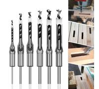 Omgoods - Coffret de 6 forets carrés en bois pour la menuiserie