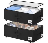 Omgoods - Coffret de rangement, ensemble de 2, pour sous le lit