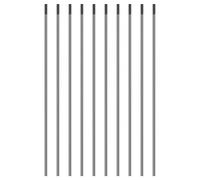 Omgoods - Électrode en tungstène, lanthanée à 2 %, modèle WL20, dimensions 1,6 mm x 150 mm, lot de 10 pièces