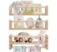 Omgoods - Ensemble de étagères murales pour enfants, 40 cm - Lot de trois étagères en forme de nuages
