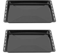 Omgoods - Ensemble de plaques de cuisson émaillées, dimensions 46,5 x 37 cm, compatible avec différents types de fours