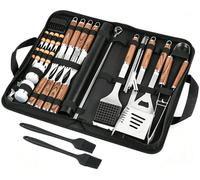 Omgoods - Ensemble d'outils de barbecue professionnels - Kit de 38 pièces pour grillades