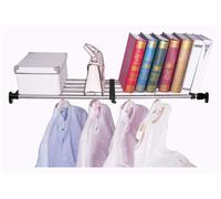 Omgoods - Étagère métallique extensible pour armoire et cuisine, longueur 50-80 cm