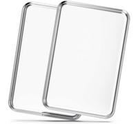 Omgoods - Lot de 2 plaques de cuisson - Idéales pour les biscuits et les pâtisseries, 40,5 x 30,5 cm
