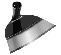 Omgoods - Petit outil de jardin à tête ronde - Binette de jardin - Outil de jardinage - Désherbeur - Tête de remplacement - Acier inoxydable - Conception durable - Binette