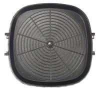 Omgoods - Plaque de cuisson grill, style coréen - Revêtement antiadhésif Maifan - Sans fumée - 32 x 32 cm - Méthode de cuisson saine - Conception inclinée pour l'évacuation de l'huile - Plaque de gril