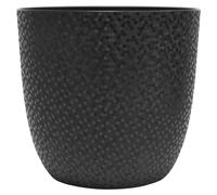 Omgoods - Plat à dessert Opal, diamètre 18,5 cm - Noir