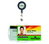 Omgoods - Porte-cartes durable, modèle 821919, pour 2 cartes, lot de 10