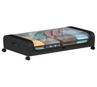 Omgoods - Sac de rangement pour sous le lit, avec fenêtre transparente et couvercle