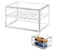 Omgoods - Vitrine Extra Groot 50 x 37 x 29 cm - Vitrine avec porte magnétique - Diviseur réglable - Idéale pour les LEGO/modèles réduits - Protection complète