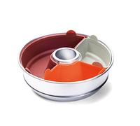 Omnia Lot de 6 Moules en Silicone, Compatibles Lave-Vaisselle, Sans BPA, Supportant les Températures de -30°C à 260°C, pour Tapas et Desserts, Multicolore