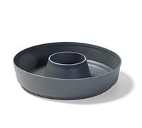 Omnia Moule en Silicone Antiadhésif pour Four Standard, Compatible Gâteau Tarte Muffin Cupcake Brownie Pizza, Lave-Vaisselle, Anthracite