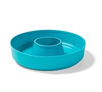 Omnia Moule en Silicone pour Four, Forme Ronde, Anti-Adhésif, Compatible Taille Standard, Lavable au Lave-Vaisselle, Couleur Bleu Sarcelle
