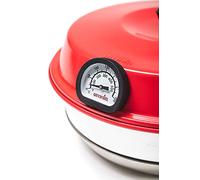 Omnia Thermomètre de Cuisson pour Four Omnia, Sonde Pointue, Mesure de Température, Fixation sur Couvercle, Équipement de Camping, Noir