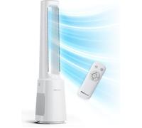 Omniair Ventilateur Colonne Purificateur D'Air, Ventilateur Sans Pale 105Cm Silencieux, Tour Avec Filtre Hepa, Télécommande, 10 Vi