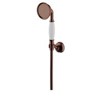 OMNIRES Armance - Set pommeau de douche, support et flexible, cuivre ARMANCE-PORB