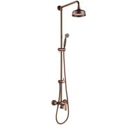 Omnires Art Deco ensemble de douche mural cuivre AD5144ORB