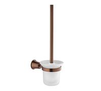 OMNIRES Art Line - Brosse WC murale avec support, verre dépoli/cuivre AL53620ORB