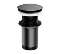 OMNIRES - Bonde de lavabo, Click Clack, graphite brossé A716GR