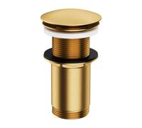 OMNIRES - Bonde de lavabo, Click Clack, or brossé A716GLB