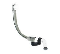 OMNIRES CGS - Garniture de vidage et trop-plein, longueur 81 cm, blanc brillant TK104-PLUS-3.35+64-SBP