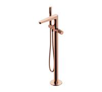 OMNIRES Contour - Mitigeur de baignoire pour montage au sol, avec corps d´encastrement, cuivre brossé CT8033CPB