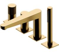 OMNIRES Contour - Mitigeur pour rebord de baignoire, installation 4 trous, or brossé CT8032GLB