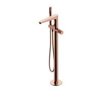 OMNIRES Contour - Mitigeur de baignoire pour montage au sol, avec corps d´encastrement, cuivre brossé CT8033CPB