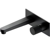 OMNIRES Contour - Mitigeur de lavabo encastré, 2 trous, avec corps d'encastrement, anthracite brossé CT8015AT