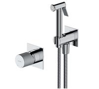 OMNIRES Contour - Mitigeur encastré pour bidet, avec douchette et corps d'encastrement, chrome SYSCTBI1CR