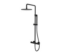OMNIRES Contour - Set de douche avec thermostat, diamètre 25 cm, anthracite brossé CT8044AT