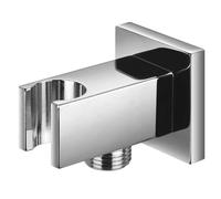 OMNIRES - Coude mural avec support, chrome 8876CR
