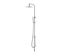 OMNIRES Davis - Set de douche sans mitigeur, 25x25 cm, 3 jets, chrome SYSDAVISCR