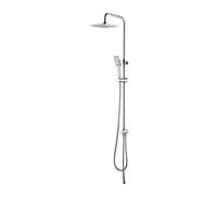 OMNIRES Jimjim - Set de douche sans mitigeur, 20x20 cm, 3 jets, chrome SYSJIMJIMCR