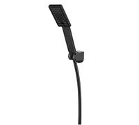 OMNIRES Jimjim - Set de pommeau de douche, support et tuyau, noir mat JIMJIM-PBL